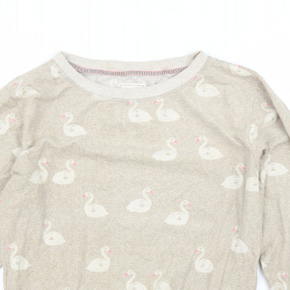Womens UK Size S NEXT Beige Pullover Jumper