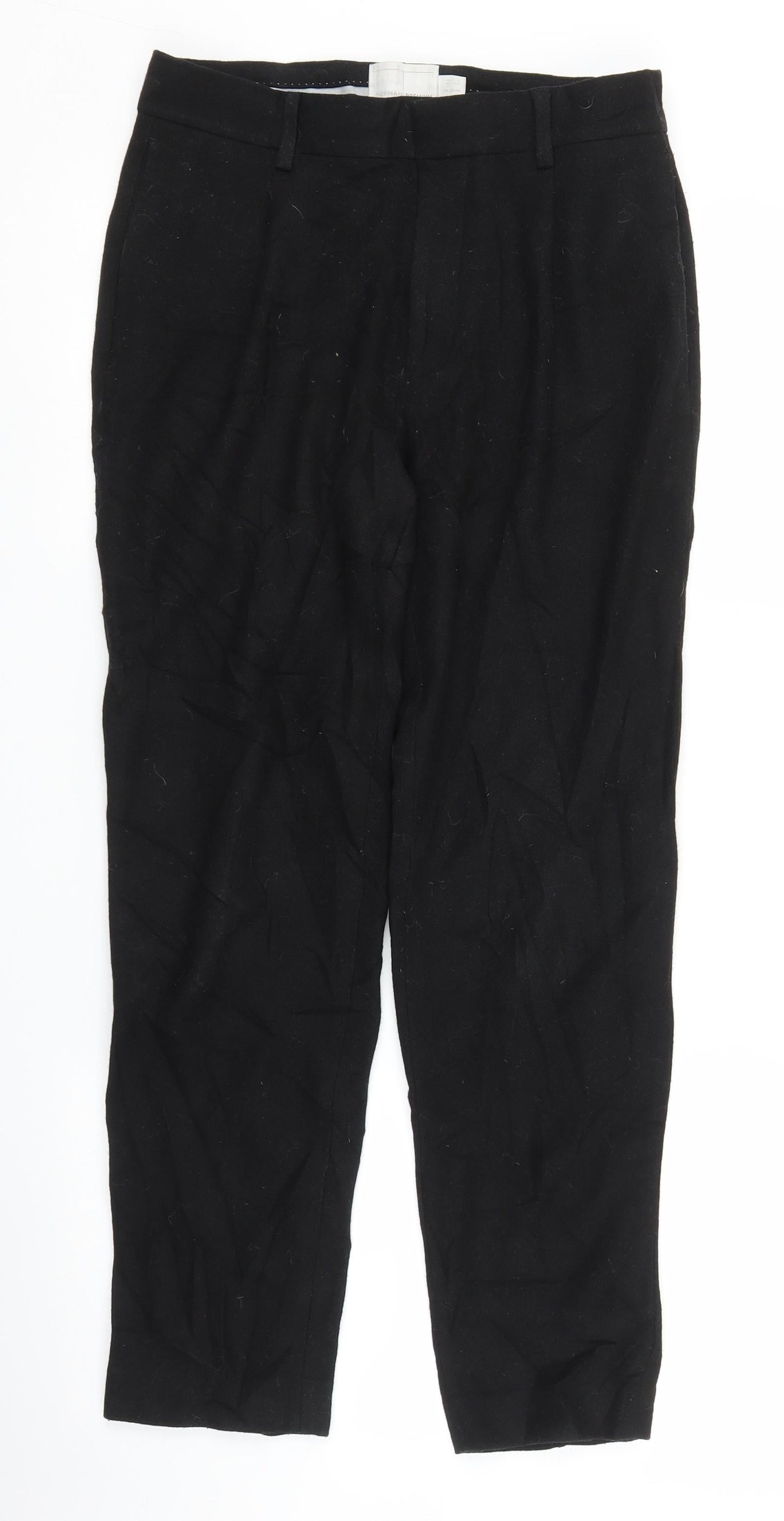 Topman Mens Black   Capri Trousers Size 28 in L27 in