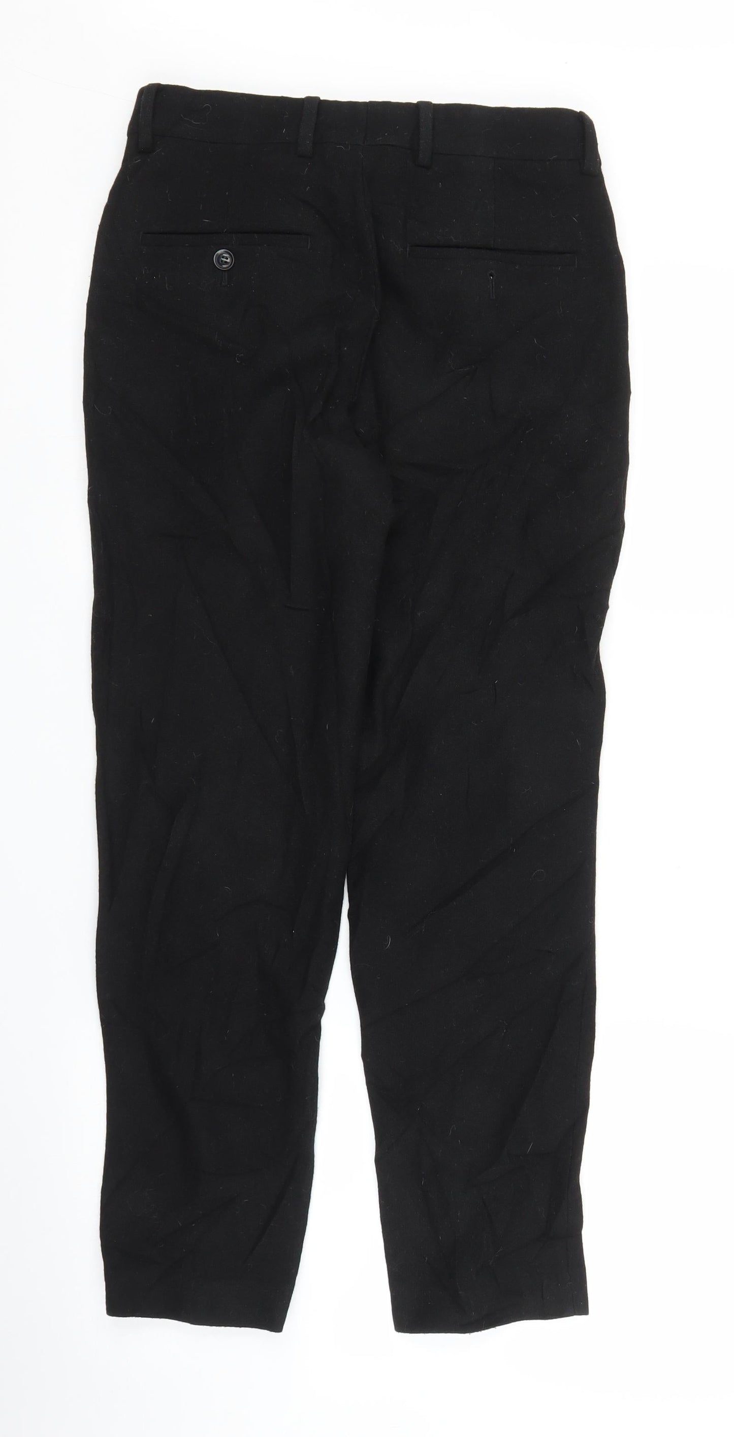 Topman Mens Black   Capri Trousers Size 28 in L27 in
