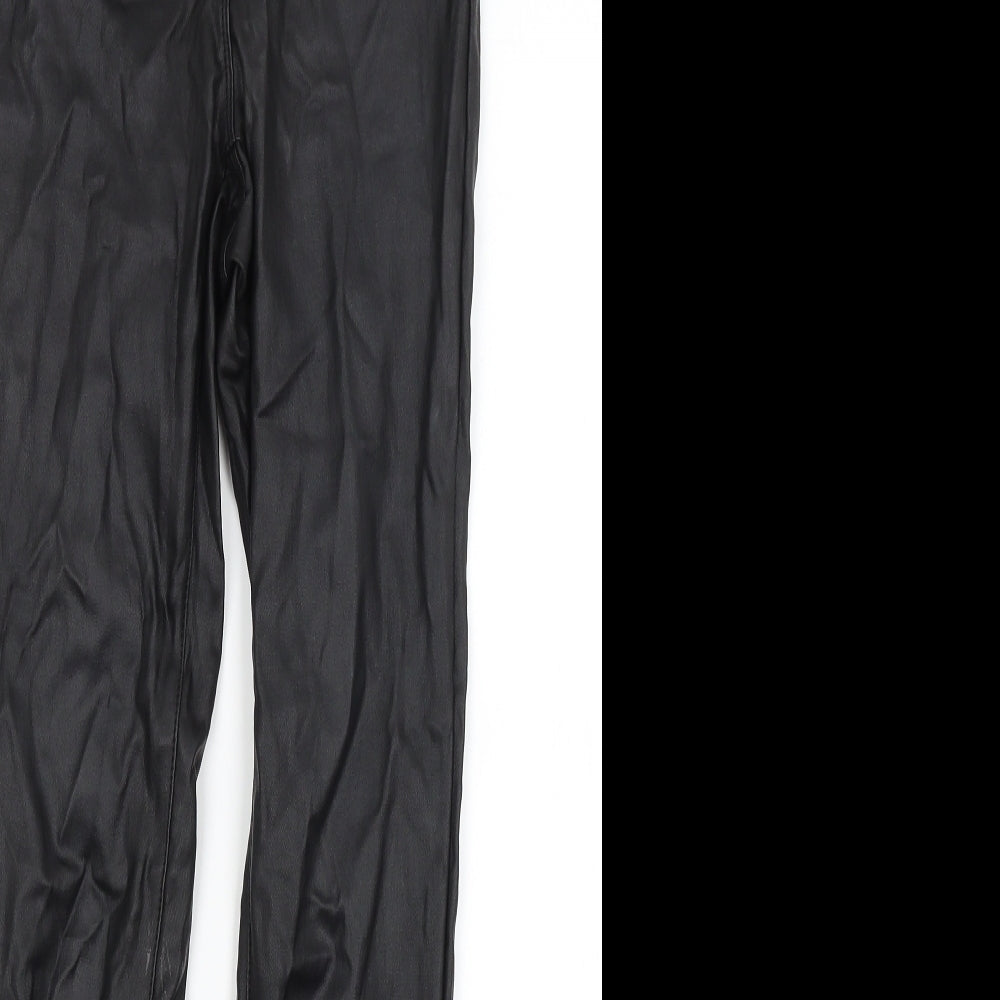 Womens UK Size 8 NEXT Regular Fit  Black Trousers