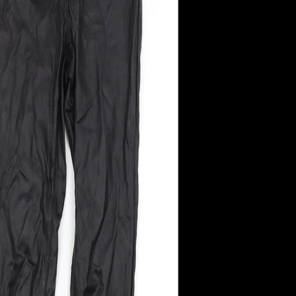 Womens UK Size 8 NEXT Regular Fit  Black Trousers