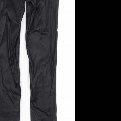 Womens UK Size 8 NEXT Regular Fit  Black Trousers