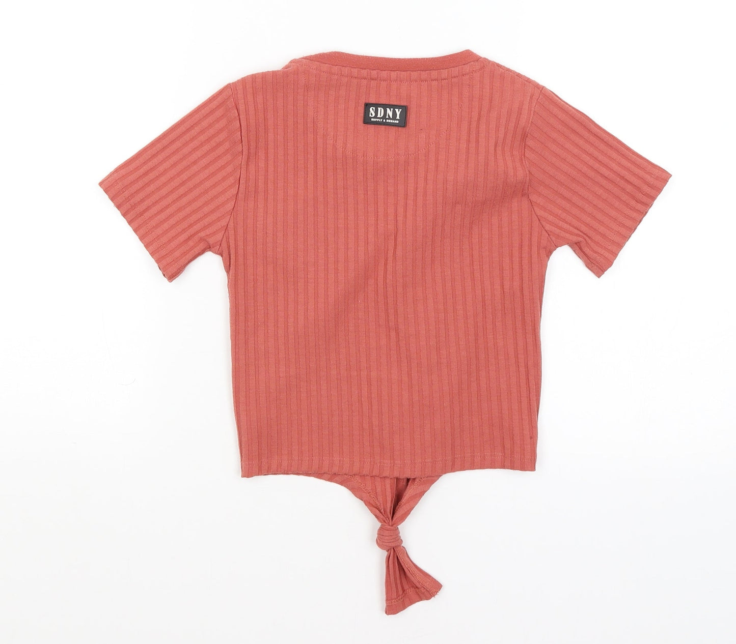 SDNY Womens Pink   Cropped T-Shirt Size 4