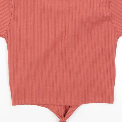 SDNY Womens Pink   Cropped T-Shirt Size 4