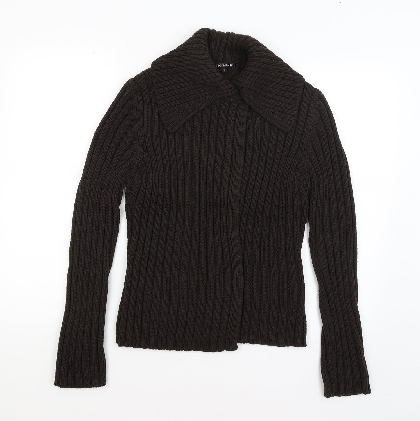 Womens UK Size M M&S Brown Cardigan Jumper