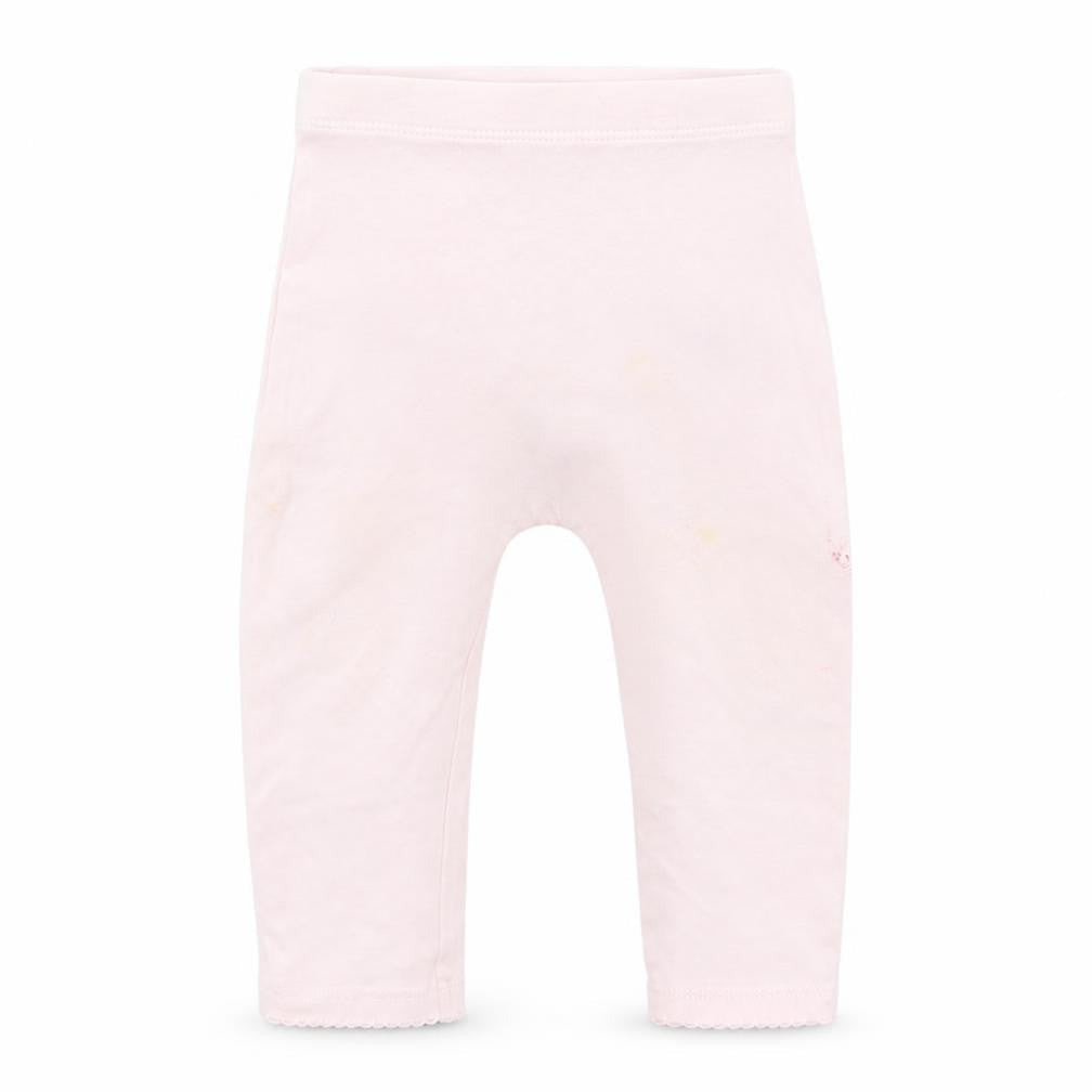 Front view of Matalan Baby Pink Capri Trousers, size 9-12, Months