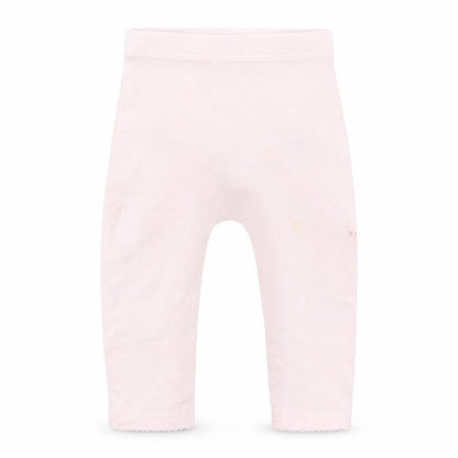Front view of Matalan Baby Pink Capri Trousers, size 9-12, Months