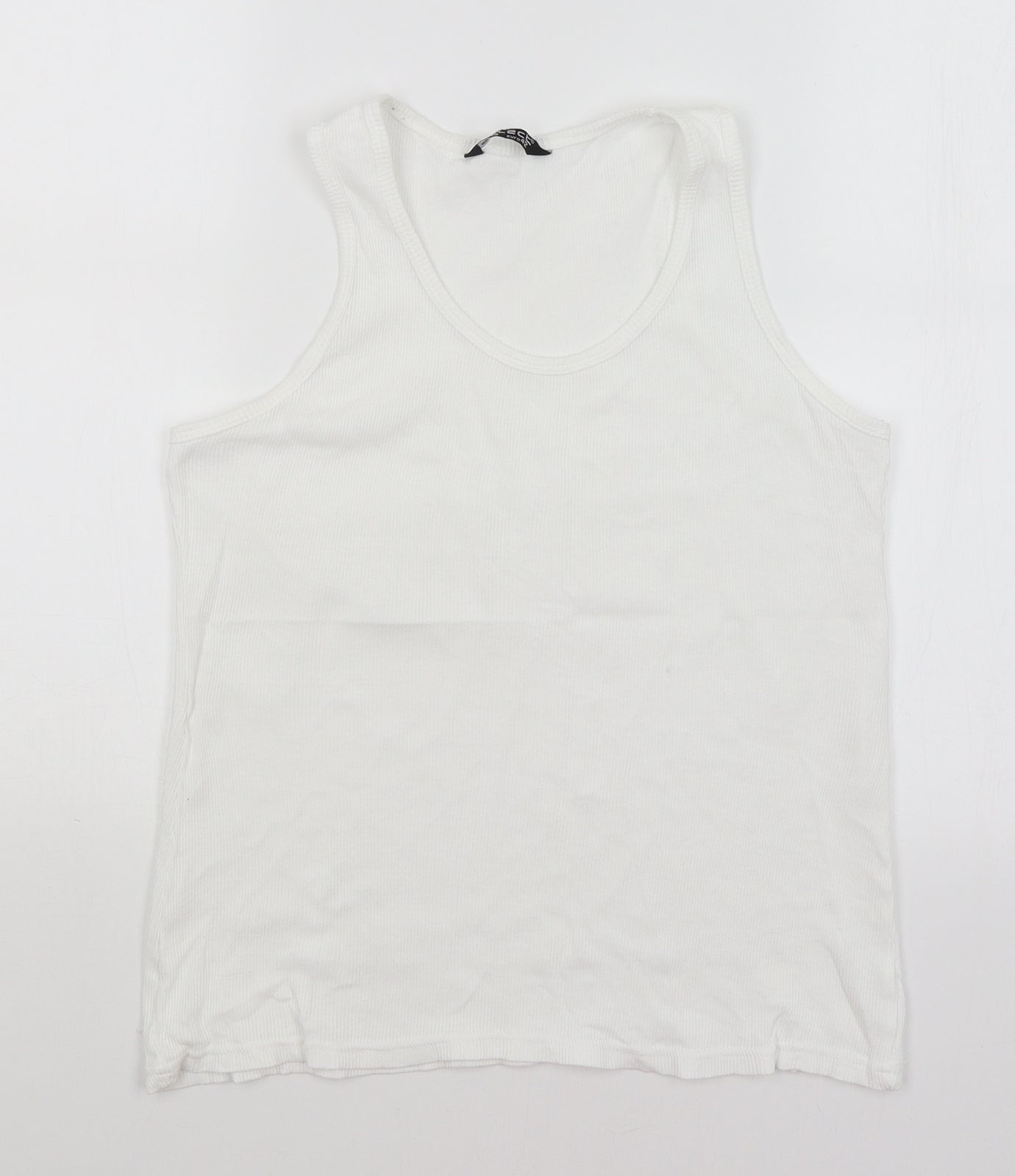 Womens UK Size 14 Select White Basic Tank
