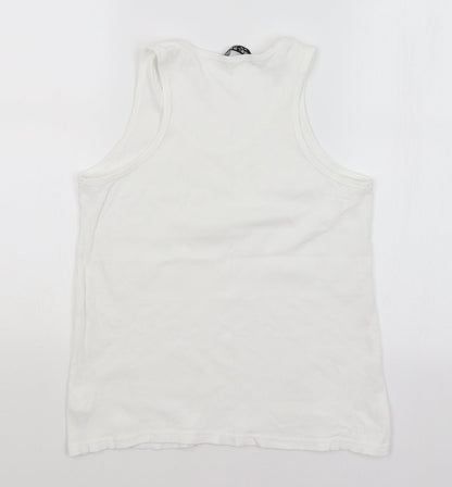 Womens UK Size 14 Select White Basic Tank