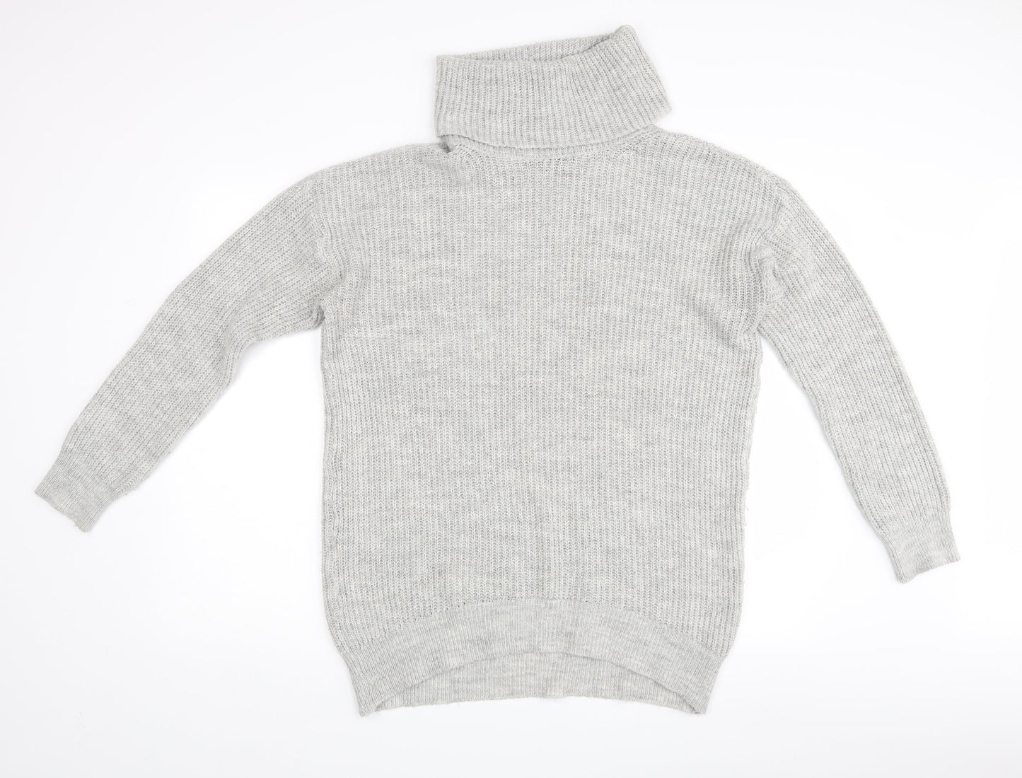 Womens UK Size S New Look Grey Pullover Jumper