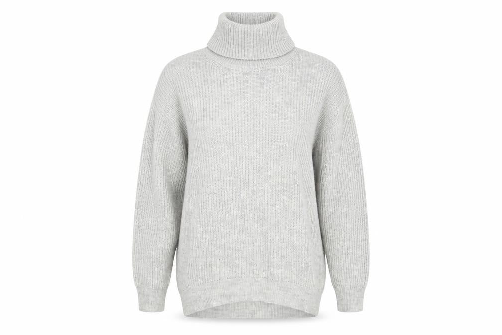 Womens UK Size S New Look Grey Pullover Jumper