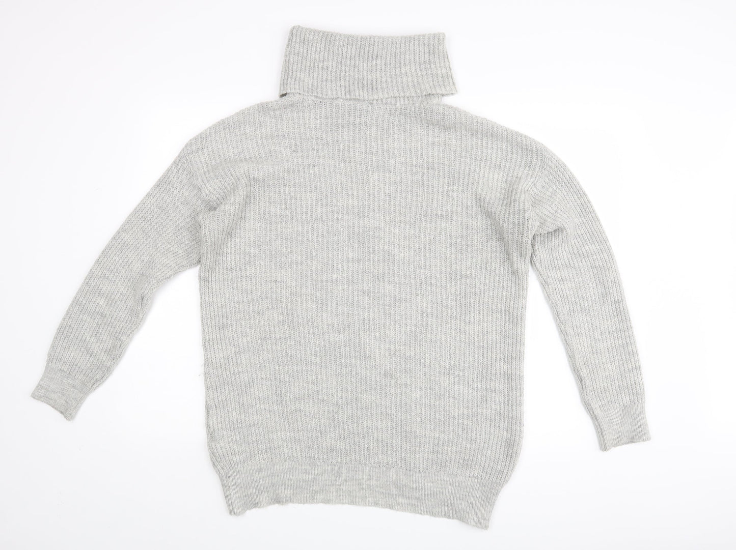 Womens UK Size S New Look Grey Pullover Jumper