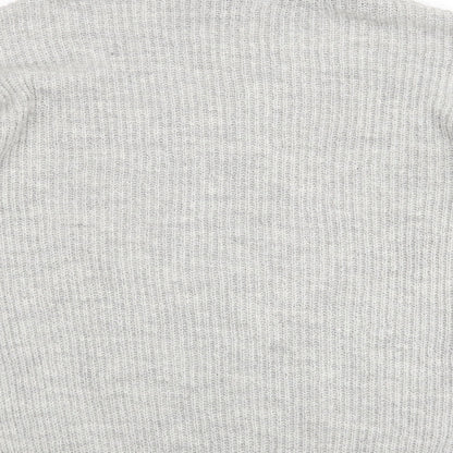 Womens UK Size S New Look Grey Pullover Jumper