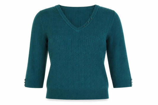 Womens UK Size M Donna Lewis Black Pullover Jumper