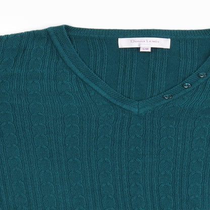 Donna Lewis Womens Black   Pullover Jumper Size M