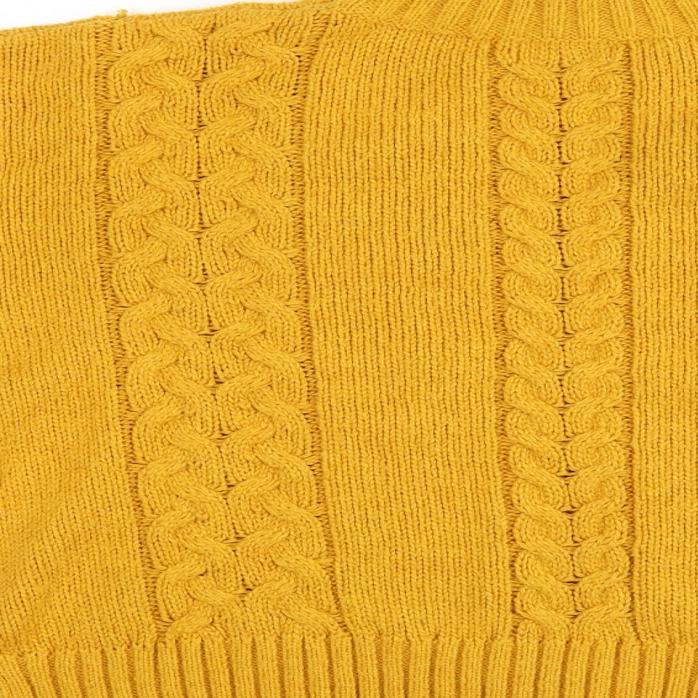 Womens UK Size L Matalan Yellow Pullover Jumper