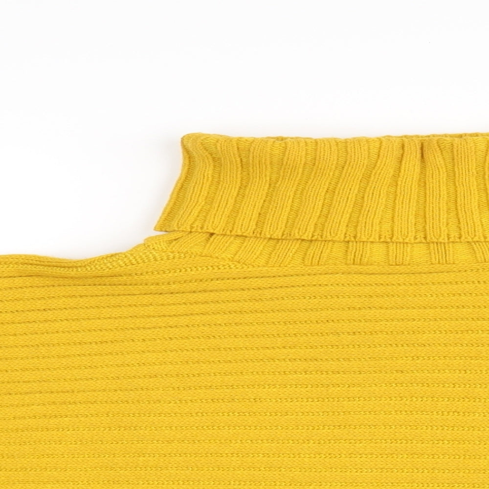 Womens UK Size S New Look Yellow Pullover Jumper