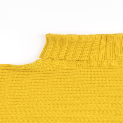 Womens UK Size S New Look Yellow Pullover Jumper
