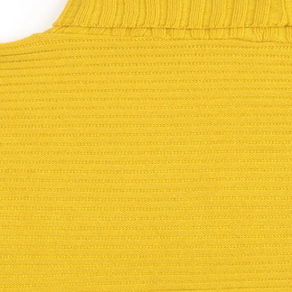 Womens UK Size S New Look Yellow Pullover Jumper