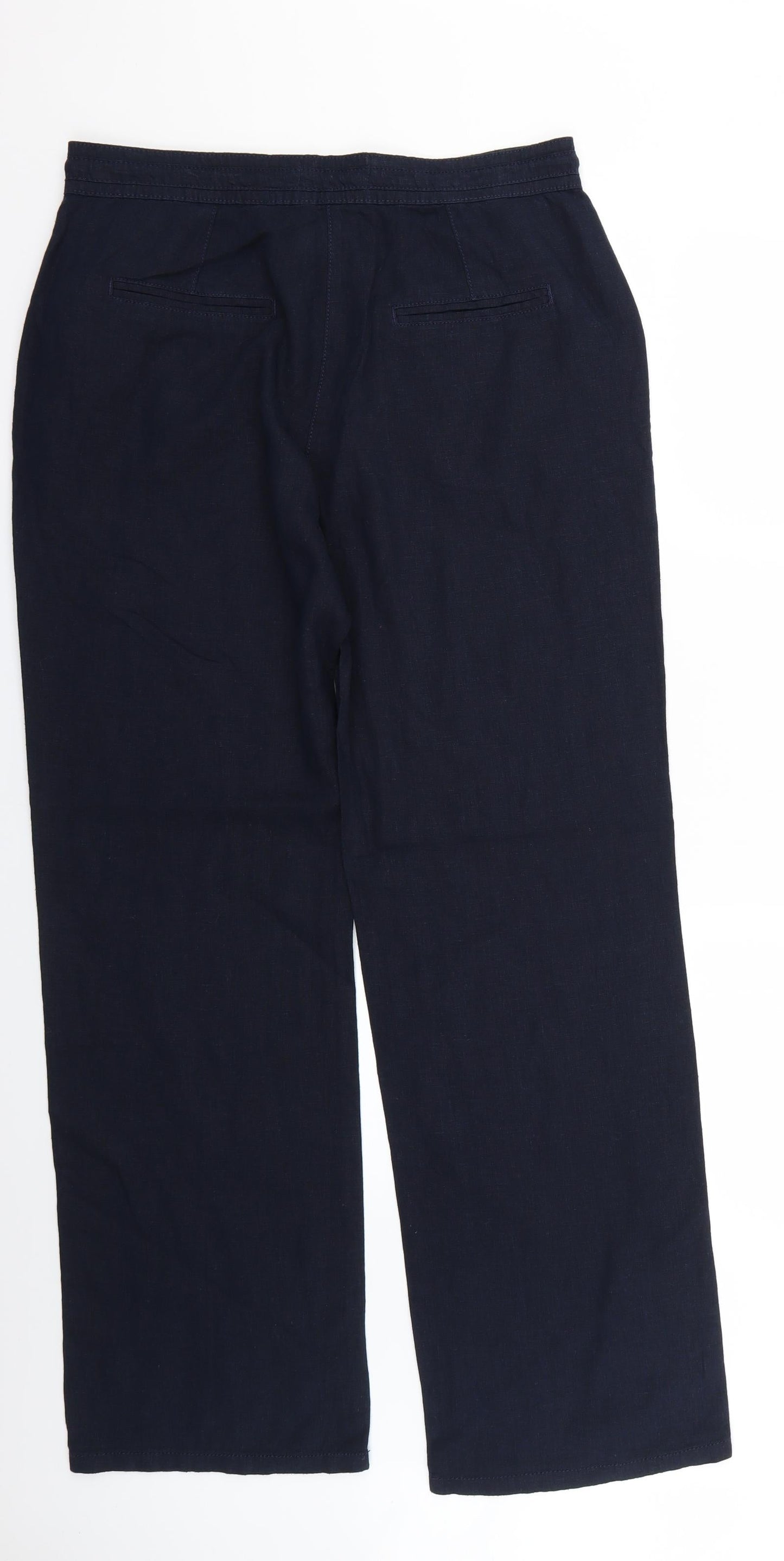 Womens UK Size 12 NEXT Regular Fit  Blue Trousers