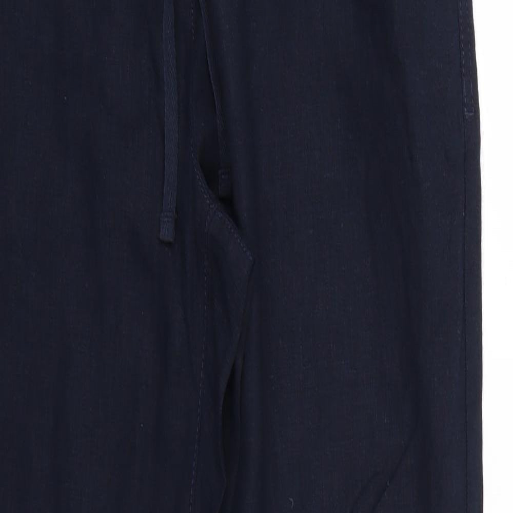 Womens UK Size 12 NEXT Regular Fit  Blue Trousers