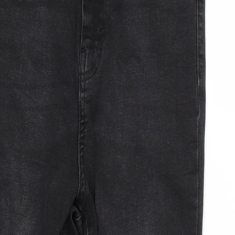 Denim & Co. Womens Black   Skinny Jeans Size 12 L25 in