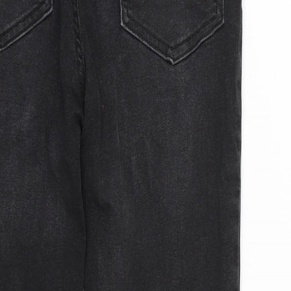 Denim & Co. Womens Black   Skinny Jeans Size 12 L25 in