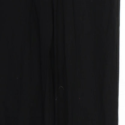 George Girls Black   Cropped Trousers Size 13 Years