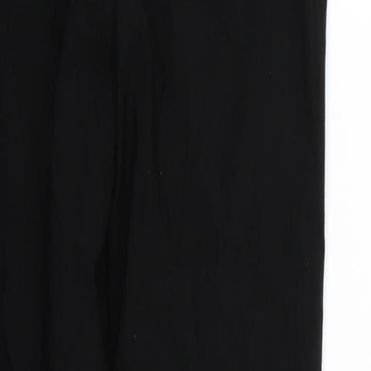 George Girls Black   Cropped Trousers Size 13 Years