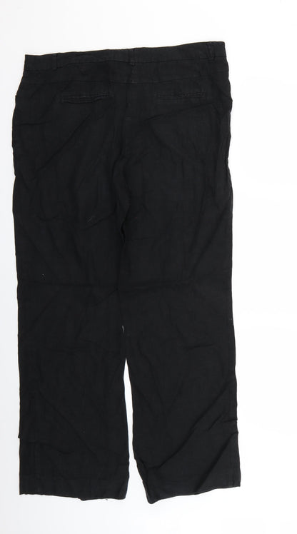 TU Womens Black   Trousers  Size 16 L26 in