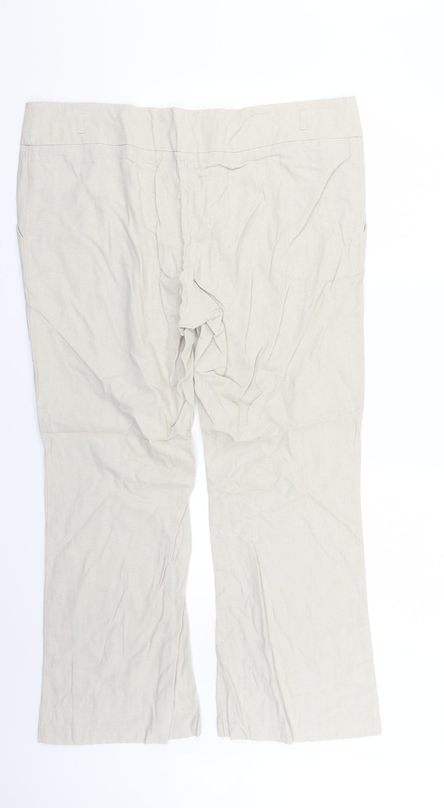 George Womens Beige   Trousers  Size 18 L26 in