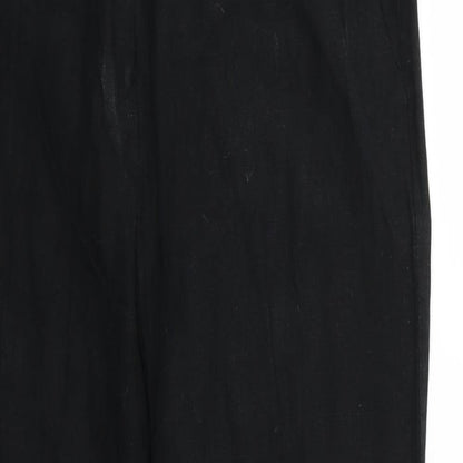 Marks and Spencer Womens Black   Trousers  Size 12 L26 in