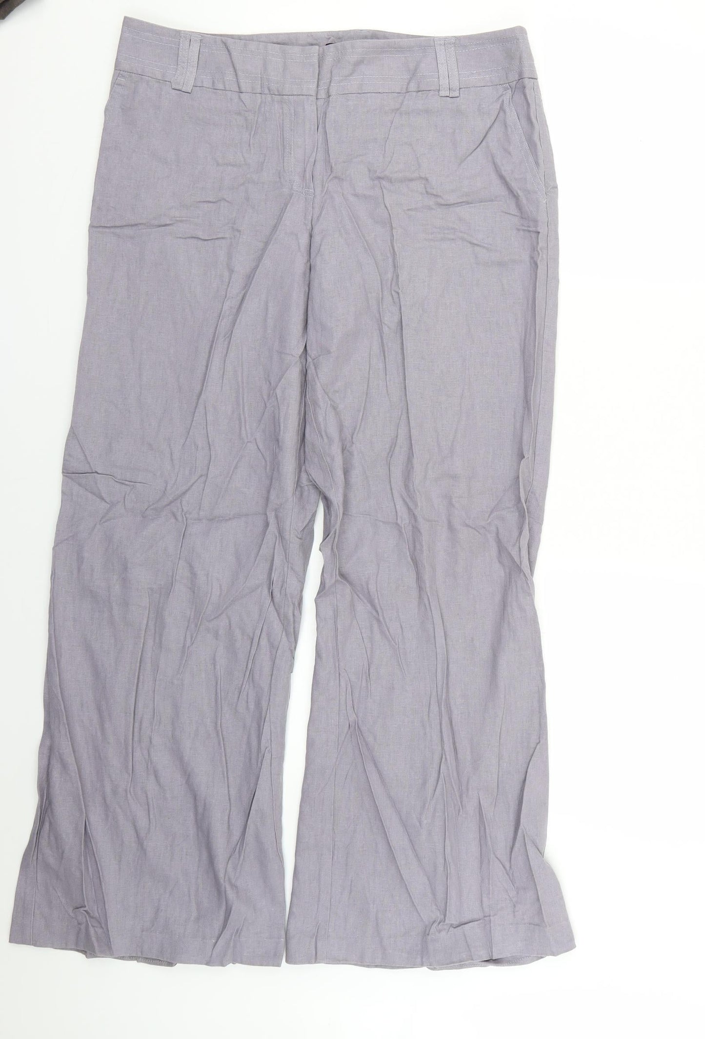 F&F Womens Grey   Trousers  Size 14 L28 in