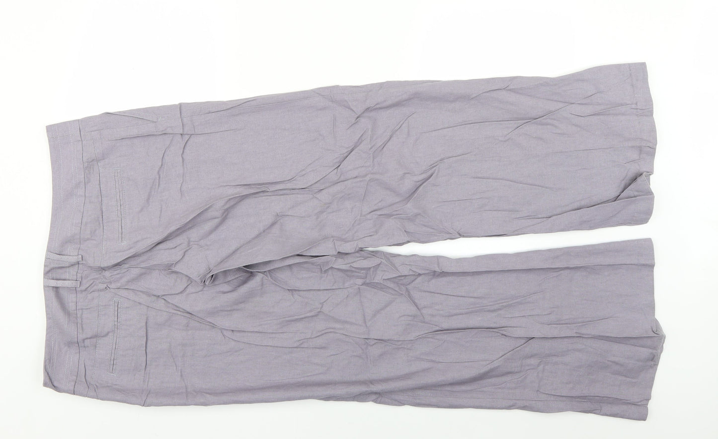 F&F Womens Grey   Trousers  Size 14 L28 in