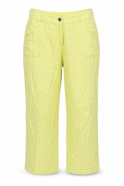 Womens UK Size 16 Denim & Co. Regular Fit  Yellow Trousers