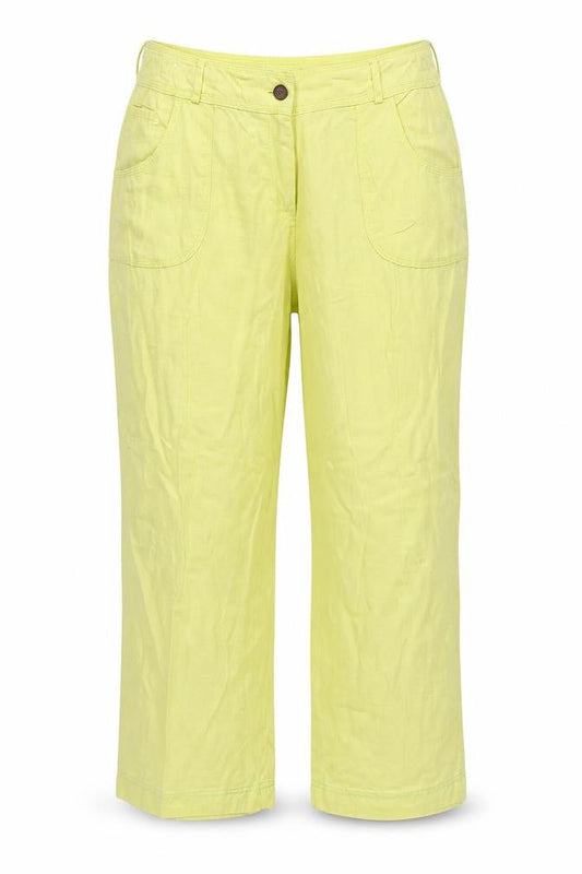 Womens UK Size 16 Denim & Co. Regular Fit  Yellow Trousers