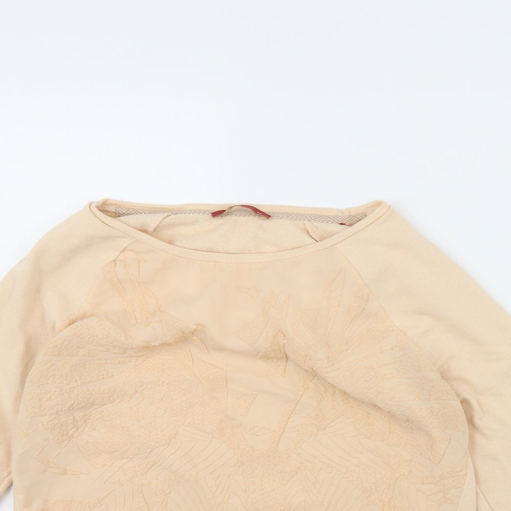 Womens UK Size XS EDC Orange Pullover Jumper