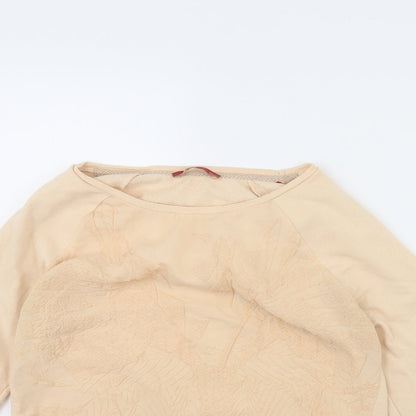 Womens UK Size XS EDC Orange Pullover Jumper