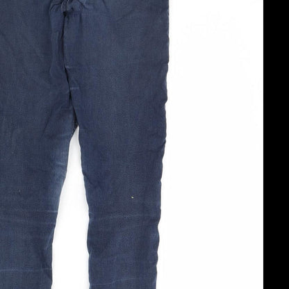 Topshop Womens Blue  Denim Skinny Jeans Size 28 L30 in