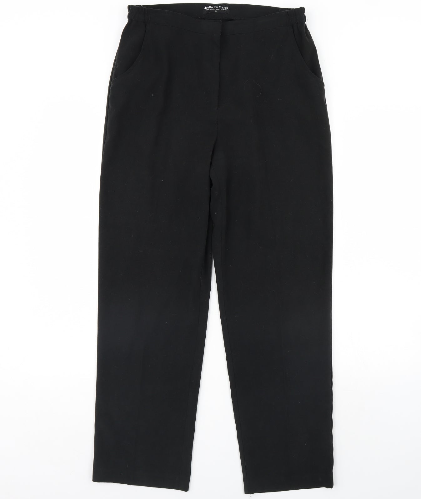 Womens UK Size M Joella Di Marco Regular Fit  Black Trousers