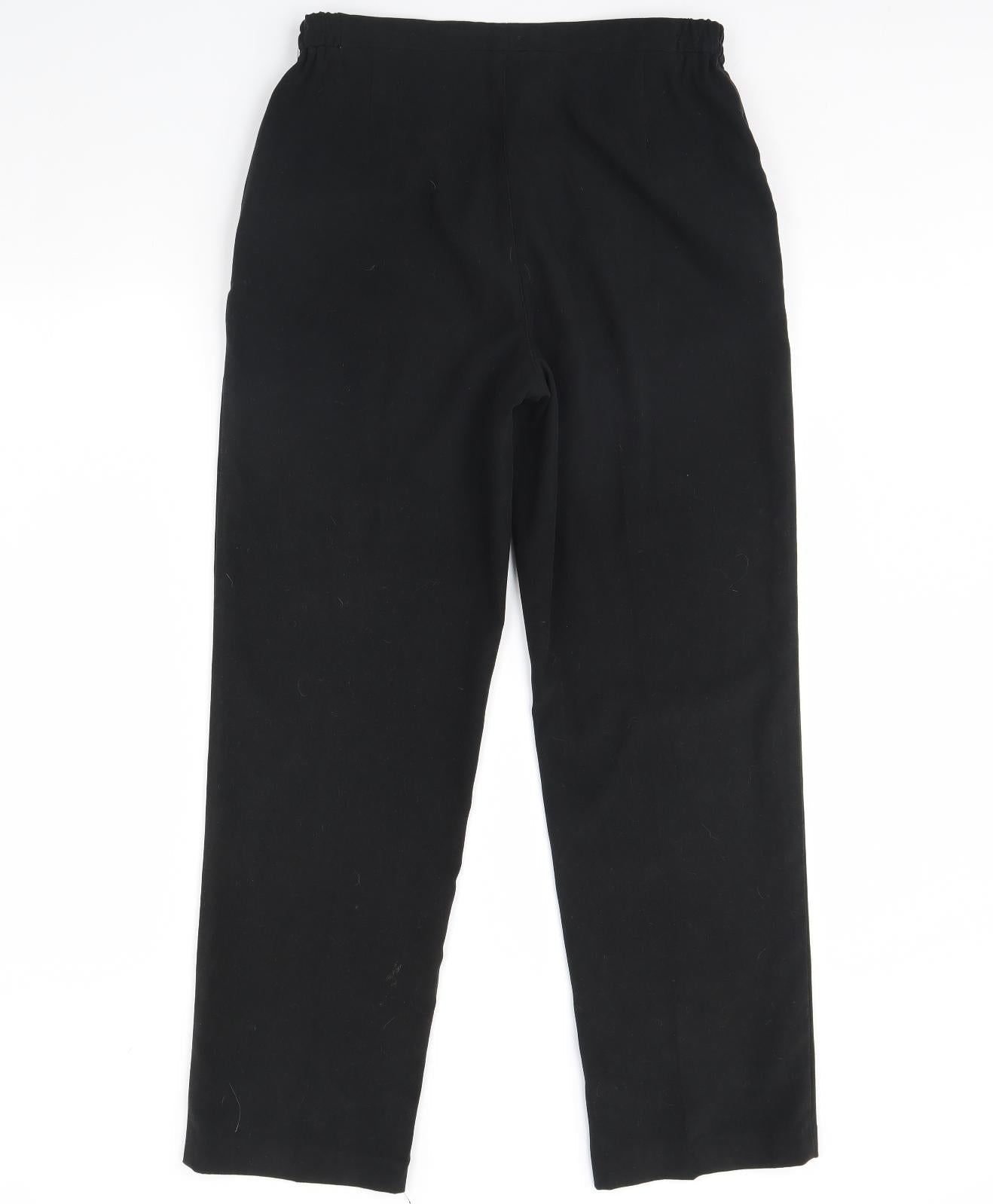 Womens UK Size M Joella Di Marco Regular Fit  Black Trousers