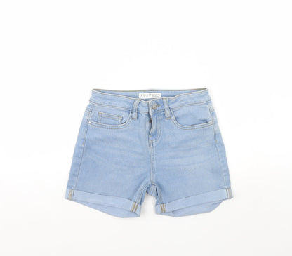 Denim & Co. Womens Blue  Denim Cut-Off Shorts Size 6