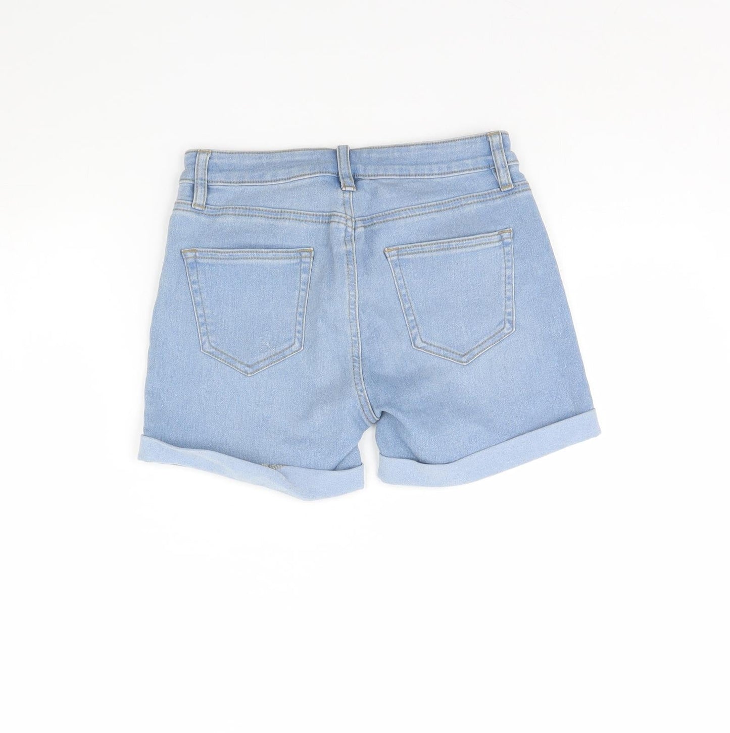 Denim & Co. Womens Blue  Denim Cut-Off Shorts Size 6
