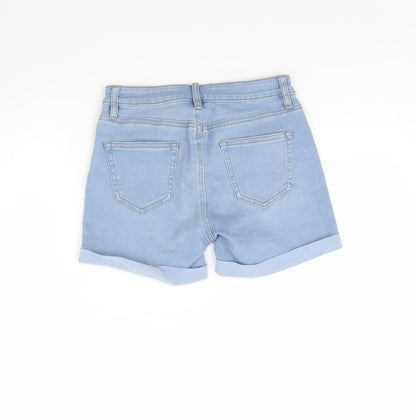 Denim & Co. Womens Blue  Denim Cut-Off Shorts Size 6