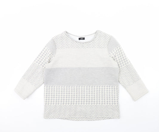 F&F Womens Grey   Pullover Jumper Size 10