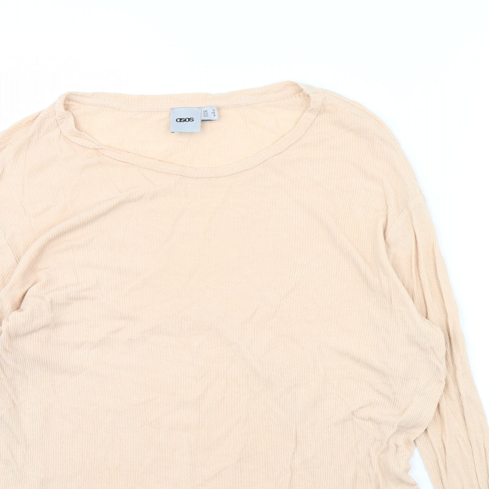 Womens UK Size 8 ASOS Pink Basic Blouse