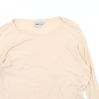Womens UK Size 8 ASOS Pink Basic Blouse