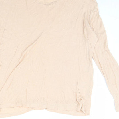 Womens UK Size 8 ASOS Pink Basic Blouse