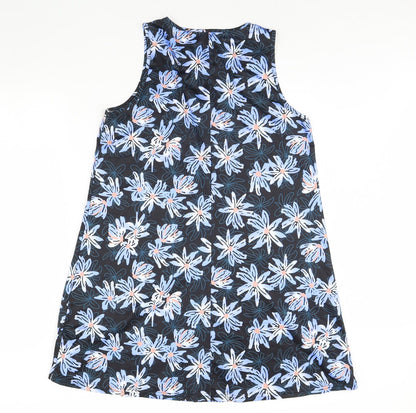 Preworn Womens Blue Floral  Mini  Size S