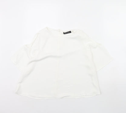 Cameo Rose Womens White   Basic Blouse Size 8